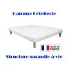 BYSOMMIFLEX *SOMMIER TAPISSIER LUXE 140X200* GAMME HÔTELLERIE* GARANTIE À VIE*