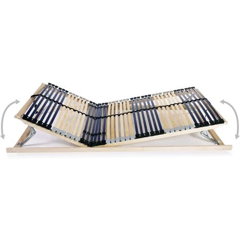 FIMEI Sommier à Lattes Avec 42 Lattes 7 Zones 140 X 200 Cm 6 FIMEI Sommier à Lattes Avec 42 Lattes 7 Zones 140 X 200 Cm – Image 4