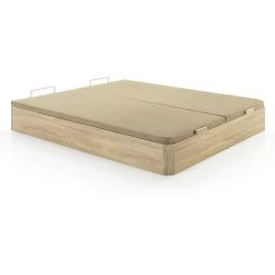 VENTE-UNIQUE.COM Sommier Coffre HESTIA De DREAMEA PLAY - Naturel Clair - 180 X 200 Cm - Naturel Clair
