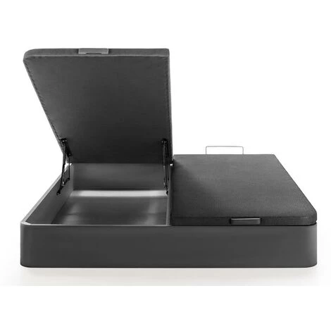 VENTE-UNIQUE.COM Sommier Coffre HESTIA De DREAMEA PLAY - Noir Mat - 180 X 200 Cm - Noir 5 VENTE-UNIQUE.COM Sommier Coffre HESTIA De DREAMEA PLAY - Noir Mat - 180 X 200 Cm - Noir – Image 3