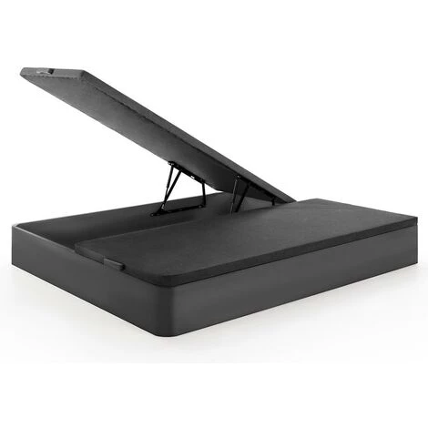 VENTE-UNIQUE.COM Sommier Coffre HESTIA De DREAMEA PLAY - Noir Mat - 180 X 200 Cm - Noir 6 VENTE-UNIQUE.COM Sommier Coffre HESTIA De DREAMEA PLAY - Noir Mat - 180 X 200 Cm - Noir – Image 4