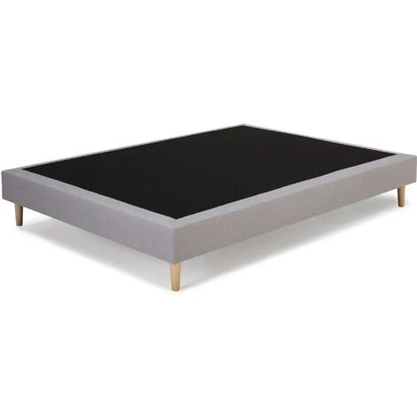 MARCKONFORT Sommier Rembourré 140x190 Cm Gris Clair, Sommier Rembourré Assemblé - GRIS 3 MARCKONFORT Sommier Rembourré 140x190 Cm Gris Clair, Sommier Rembourré Assemblé - GRIS