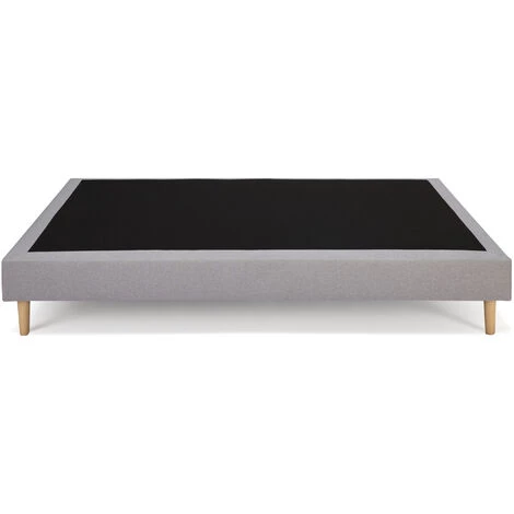 MARCKONFORT Sommier Rembourré 140x190 Cm Gris Clair, Sommier Rembourré Assemblé - GRIS 5 MARCKONFORT Sommier Rembourré 140x190 Cm Gris Clair, Sommier Rembourré Assemblé - GRIS – Image 3