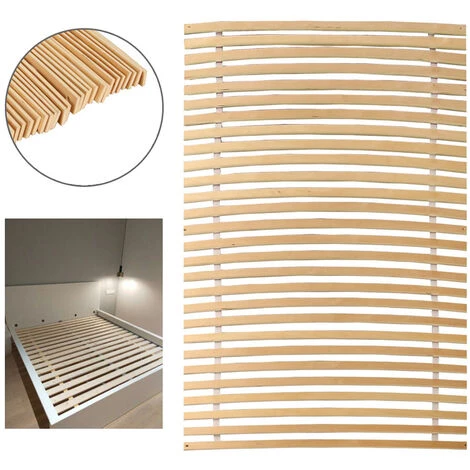 Randaco Sommier 90x200cm Max.150kg Grille à Enroulement Stable 28 Lattes Grilles à Enroulement Cadre à Lattes à Enroulement - Couleur Primaire 7 Randaco Sommier 90x200cm Max.150kg Grille à Enroulement Stable 28 Lattes Grilles à Enroulement Cadre à Lattes à Enroulement - Couleur Primaire – Image 5