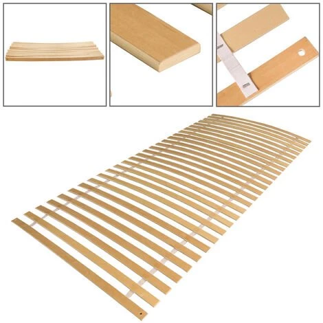 EINFEBEN Sommier 90x200cm Max.150kg Grille à Enroulement Stable 28 Lattes Grilles à Enroulement Cadre à Lattes à Enroulement - Couleur Primaire 3 EINFEBEN Sommier 90x200cm Max.150kg Grille à Enroulement Stable 28 Lattes Grilles à Enroulement Cadre à Lattes à Enroulement - Couleur Primaire