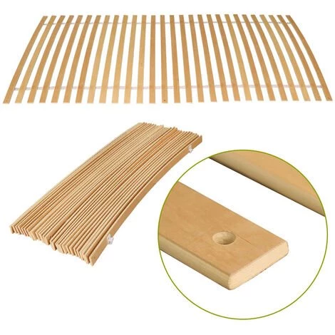 EINFEBEN Sommier 90x200cm Max.150kg Grille à Enroulement Stable 28 Lattes Grilles à Enroulement Cadre à Lattes à Enroulement - Couleur Primaire 3 EINFEBEN Sommier 90x200cm Max.150kg Grille à Enroulement Stable 28 Lattes Grilles à Enroulement Cadre à Lattes à Enroulement - Couleur Primaire