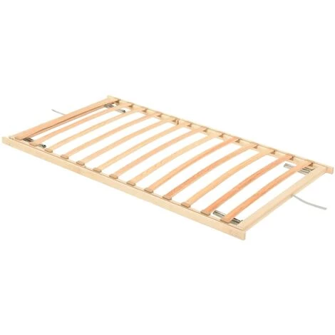 SUPERMARKET Sommier à Lattes 13 Lattes Tête Et Pied Réglables 100x200 Cm 4 SUPERMARKET Sommier à Lattes 13 Lattes Tête Et Pied Réglables 100x200 Cm â Image 2