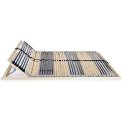 SUPERMARKET Sommier à Lattes Avec 42 Lattes 7 Zones 100 X 200 Cm SUHB-246470 -Sommier Soldes 63656235 2
