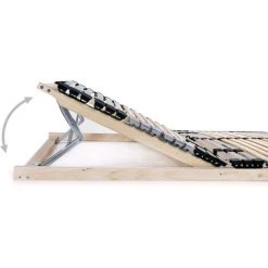 SUPERMARKET Sommier à Lattes Avec 42 Lattes 7 Zones 100 X 200 Cm SUHB-246470 -Sommier Soldes 63656235 5