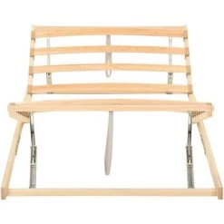 SUPERMARKET Sommier à Lattes 13 Lattes Tête Et Pied Réglables 70x200 Cm -Sommier Soldes 63666508 5