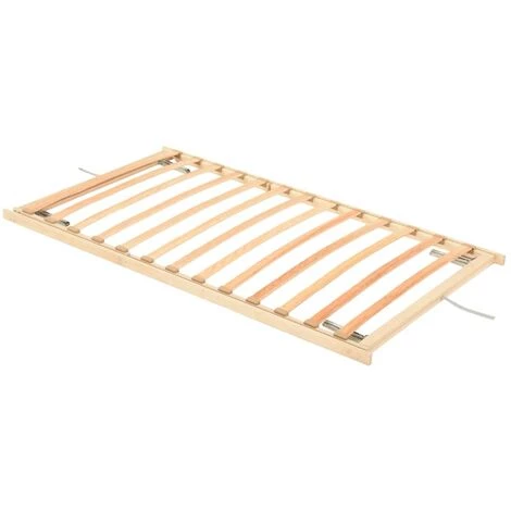 SUPERMARKET Sommier à Lattes 13 Lattes Tête Et Pied Réglables 120x200 Cm 4 SUPERMARKET Sommier à Lattes 13 Lattes Tête Et Pied Réglables 120x200 Cm – Image 2