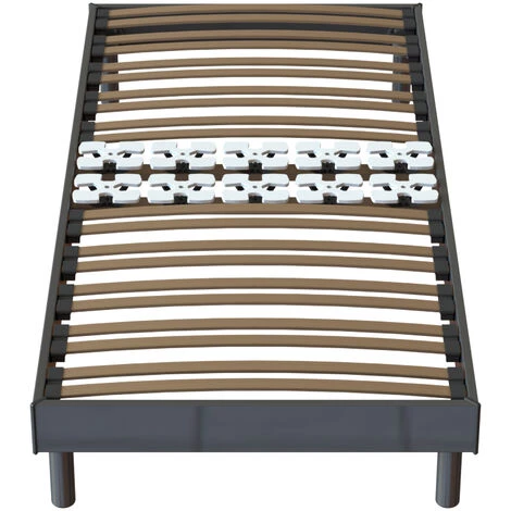 BELLECOUR LITERIE | Sommier Lattes & Plots KIT PLOTS 90x190 Cm - Gris 5 BELLECOUR LITERIE | Sommier Lattes & Plots KIT PLOTS 90x190 Cm - Gris – Image 3