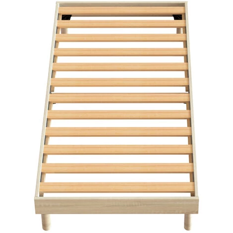 OLYMPE LITERIE | Sommier à Lattes KIT EASY 90x200 Cm Chêne - Bois 4 OLYMPE LITERIE | Sommier à Lattes KIT EASY 90x200 Cm Chêne - Bois – Image 2