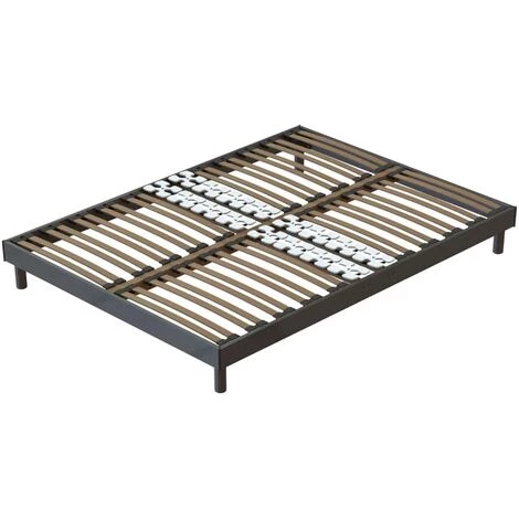 BELLECOUR LITERIE | Sommier Lattes & Plots KIT PLOTS 160x200 Cm - Gris 4 BELLECOUR LITERIE | Sommier Lattes & Plots KIT PLOTS 160x200 Cm - Gris – Image 2