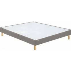 Sommier Bultex CONFORT FERME VIGOROSO DECO 100x200 Enduit Taupe