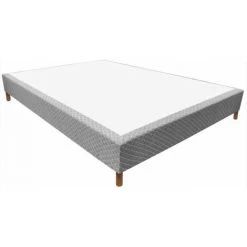 Sommier Essenzia TRADITION Graphic 19cm AH 90x190 - Blanc