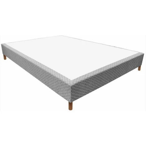 Sommier Essenzia TRADITION Graphic 19cm AH 90x190 - Blanc 3 Sommier Essenzia TRADITION Graphic 19cm AH 90x190 - Blanc