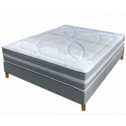 Sommier Essenzia TRADITION Graphic 19cm AH 90x190 - Blanc 6 Sommier Essenzia TRADITION Graphic 19cm AH 90x190 - Blanc -Sommier Soldes 64093709 2