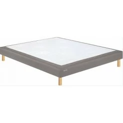 Sommier Bultex CONFORT MEDIUM MEDIANO DECO 120x200 Enduit Taupe - Blanc -Sommier Soldes 64093731 4