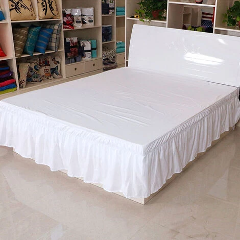 CARILLONSàVENT Cache Sommier Jupes Lit, Draps élastiques, Couvre-Lits, Hotel, Couvre-Lits Non Surface Clamshell, Protecteurs De Lit Ménagers, De Literie, Lit Jupes 1 (Color : White, Size : 190.5x137x41cm) Carivent 3 CARILLONSàVENT Cache Sommier Jupes Lit, Draps élastiques, Couvre-Lits, Hotel, Couvre-Lits Non Surface Clamshell, Protecteurs De Lit Ménagers, De Literie, Lit Jupes 1 (Color : White, Size : 190.5x137x41cm) Carivent