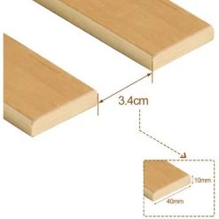 Randaco Sommier à Lattes, Sommier à Lattes Roulantes, Confort, 28 Lattes, Matelas Pour Le Lit, Sommier à Roulettes Premium - Couleur Primaire -Sommier Soldes 64362364 3