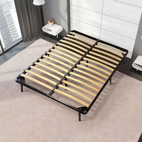 MAISON AUBERTIN Sommier Cadre à Lattes Métal | 140x190 Cm 3 MAISON AUBERTIN Sommier Cadre à Lattes Métal | 140x190 Cm