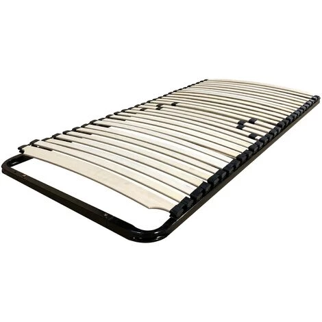 MONMOBILIERDESIGN DOZE Sommier à Lattes Réglables 90x190 Cm Sans Pieds 4 MONMOBILIERDESIGN DOZE Sommier à Lattes Réglables 90x190 Cm Sans Pieds – Image 2