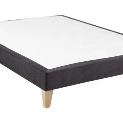 Sommier Déco Someo Gris Charcoal 180x200 - Gris Charbon -Sommier Soldes 65909238 3