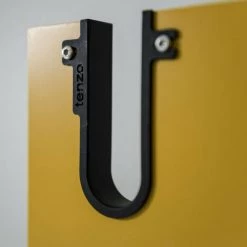 TENZO Colonne De Rangement En Bois 1 Porte 2 Niches H152cm - Uno - Couleur - Jaune Moutarde -Sommier Soldes 66266459 4