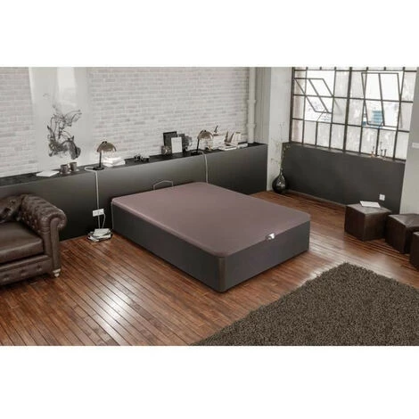 CREASOM BEDBOX Sommier Avec Coffre 160x200 Wengé 3 CREASOM BEDBOX Sommier Avec Coffre 160x200 Wengé