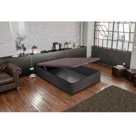 CREASOM BEDBOX Sommier Avec Coffre 160x200 Wengé 5 CREASOM BEDBOX Sommier Avec Coffre 160x200 Wengé â Image 3
