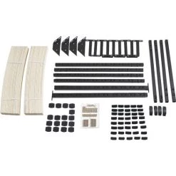 LITERIEJULIEN Jacky - Solide Et Confortable Sommier 140x190 X 29 Cm Cadre A Lattes + 9 Pieds En Metal - Montage Rapide Et Facile - Epaisseur Du Metal +/- 1,2 Mm 2 X 14 Lattes En 9mm -Sommier Soldes 67452553 5