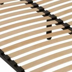 SEDAC Sommier à Lattes Démontable + Pieds 160x200 - 36 Lattes Bois - Fabrication Française - Noir 8 SEDAC Sommier à Lattes Démontable + Pieds 160x200 - 36 Lattes Bois - Fabrication Française - Noir -Sommier Soldes 67621086 3