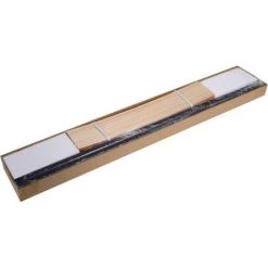 SEDAC Sommier à Lattes Démontable + Pieds 90x190 - 18 Lattes Bois - Fabrication Française - Noir -Sommier Soldes 67621149 3