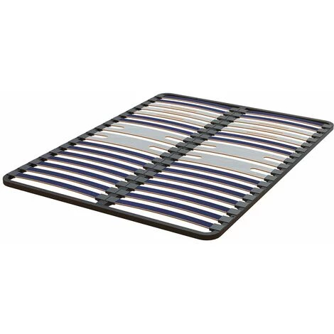 ALTOBUY BLACKLINE - Sommier à Lattes 5 Zones De Confort 140x190cm - Noir 4 ALTOBUY BLACKLINE - Sommier à Lattes 5 Zones De Confort 140x190cm - Noir – Image 2
