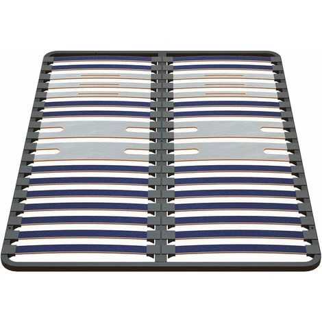 ALTOBUY BLACKLINE - Sommier à Lattes 5 Zones De Confort 140x190cm - Noir 5 ALTOBUY BLACKLINE - Sommier à Lattes 5 Zones De Confort 140x190cm - Noir – Image 3