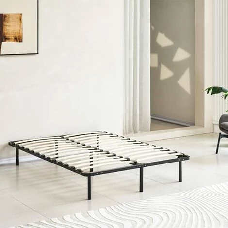 NINGX Sommier à Lattes Sur Pieds-7 Pieds Inclus - Lit STANEW(13 Lattes, 140x190) 5 NINGX Sommier à Lattes Sur Pieds-7 Pieds Inclus - Lit STANEW(13 Lattes, 140x190) – Image 3