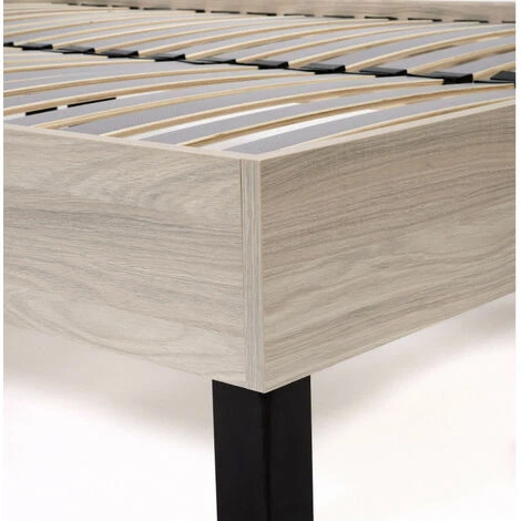 SEDAC Sommier En Kit 160x200 - Neokit 30 Lattes Bois - Chêne Clair - Soutien Zone Lombaires - Bois Clair 5 SEDAC Sommier En Kit 160x200 - Neokit 30 Lattes Bois - Chêne Clair - Soutien Zone Lombaires - Bois Clair – Image 3